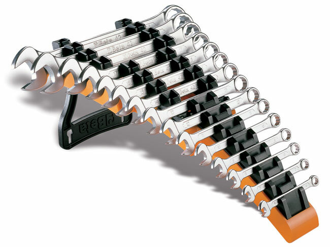 Komplet kluczy płasko-oczkowych 42, 6-24 mm, 15 sztuk, w stojaku z tworzywa sztucznego, model 42/sp15 1