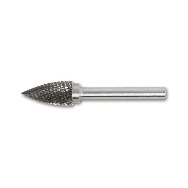 Pilnik obrotowy z węglika spiekanego ostrołukowy, 8x19mm, trzpień 6mm, nacięcie standard z łamaczem wióra, model 426md/f8 1