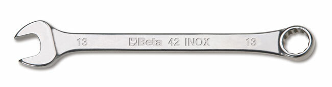 Klucz płasko-oczkowy, stal aisi 420,model 42inox-as, 15/16 1