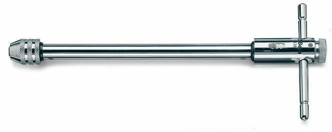 Pokrętło nastawne do gwintowników z dwukierunkowym mechanizmem zapadkowym, długie, model 436l, m3-m8mm 1