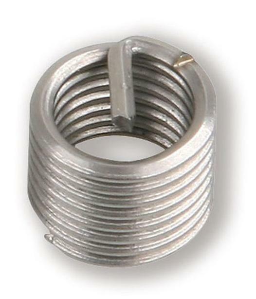 Wkład spiralny do naprawy gwintów wewnętrznych ze stali inox, m5x0,8mm długość 7,5mm inox ( 25 sztuk ), model 437u/em5 1