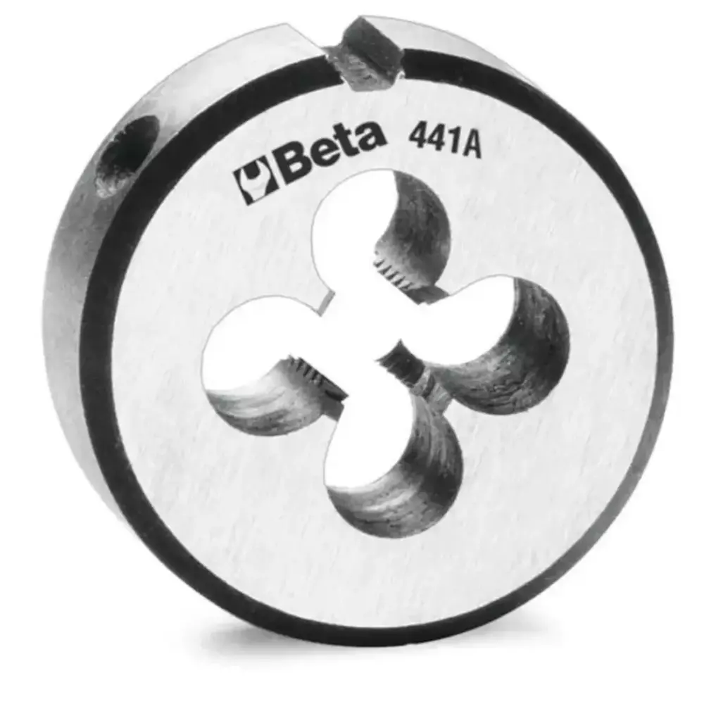 Narzynka okrągła, model 441A, stal chromowa, gwint metryczny drobnozwojny M16x1,5mm 1