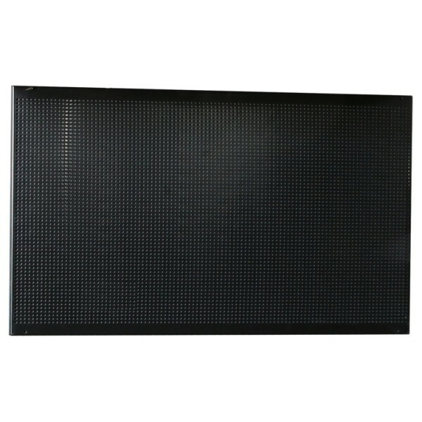 Panel naścienny perforowany rsc55, z blachy stalowej, lakierowany, model 5500/c55pf, 1024x620mm, czarny dedykowany do 5500/c55pt 1