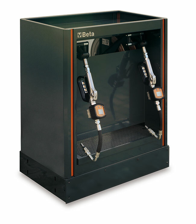 Moduł stały do dystrybucji olej rsc55, z blachy stalowej, lakierowany, z dwoma dystrybutorami na zwijadłach, model 5500/c55mdo, 1