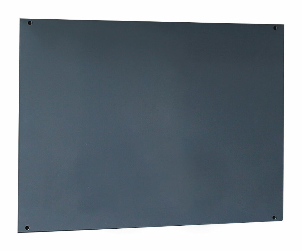Panel ścienny podszafkowy pełny rsc55, z blachy stalowej, lakierowany, model 5500/c55pt-0.8x0.6, 800x620x25mm, szary ral7016 1