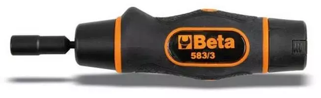 Wkrętak dynamometryczny ze sprzęgłem poślizgowym 0,6-3 Nm zabierak 1/4" Beta 583/3 1