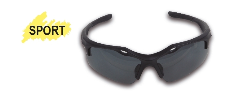 Okulary ochronne z przyciemnianymi soczewkami z poliwęglanu, model 7076bd 1