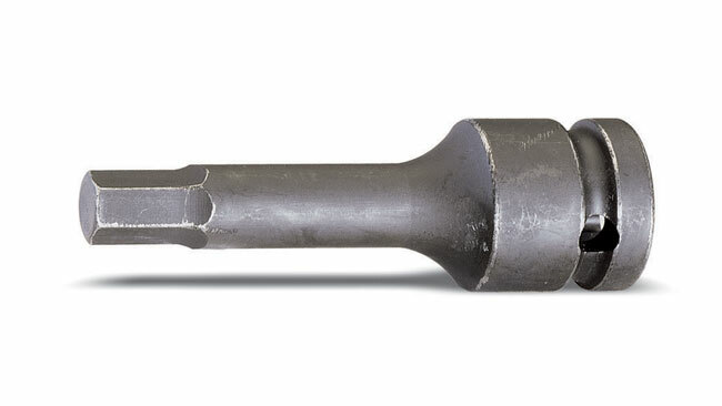 Nasadka udarowa z końcówką trzpieniową sześciokątną, z gniazdem 1/2, model 720me, 6mm 1