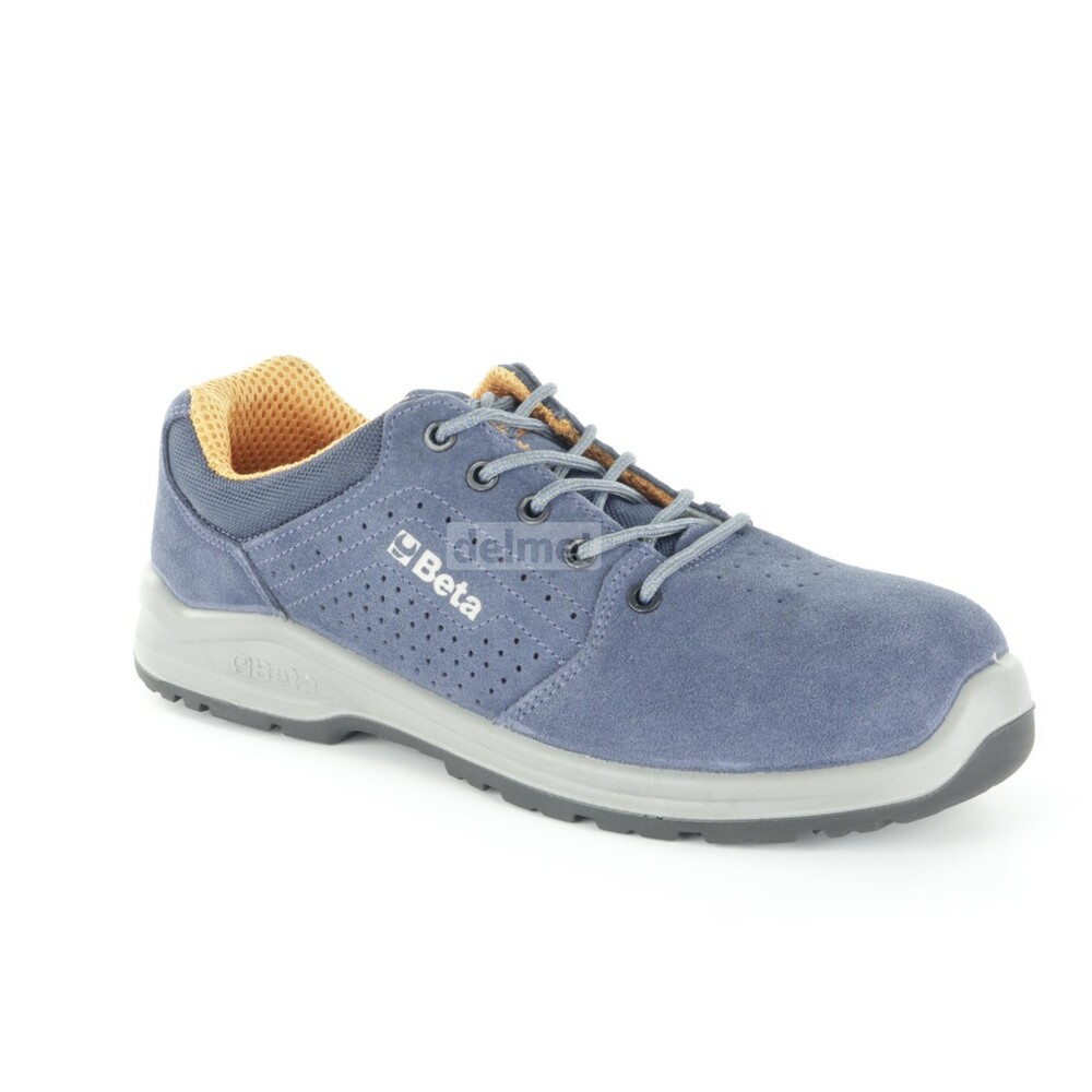 Buty robocze bezpieczne s1p zamszowe, perforowane, brak elementów metalowych, podnosek polimerowy, wkładka antyprzebiciowa z włó 1