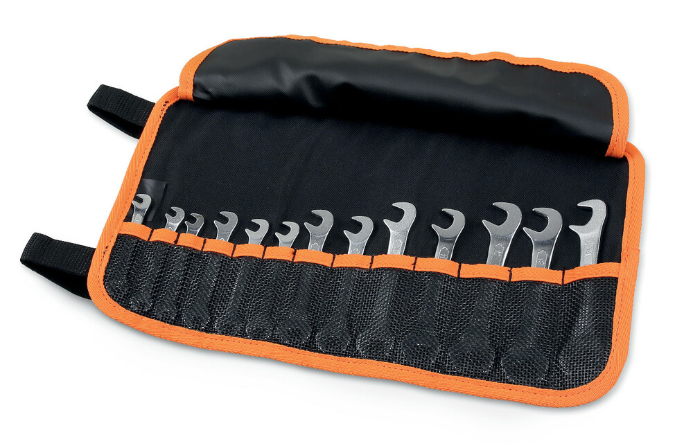 Komplet kluczy płaskich dwustronnych mini 73, 4-14mm, 13 sztuk, w pokrowcu, model 73/b13n 1