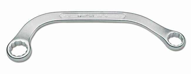Klucz oczkowy dwustronny wygięty, model 83, 15x17mm 1