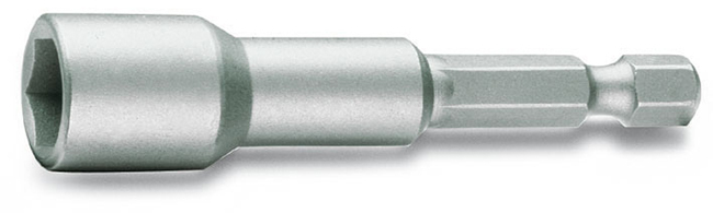 Końcówka wkrętakowa z nasadką sześciokątną, zabierak 1/4, magnetyczna, model 862f, 8mm 1