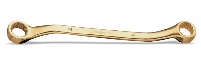 Klucz oczkowy dwustronny odsadzony nieiskrzący, model 90ba, 12x13mm 1
