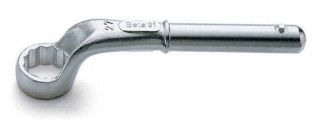 Klucz oczkowy jednostronny odsadzony, model 91, 65mm 1