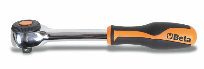 Pokrętło z dwukierunkowym mechanizmem zapadkowym, z obrotową rękojeścią, z zabierakiem 3/8, model 910/58, 222mm 1