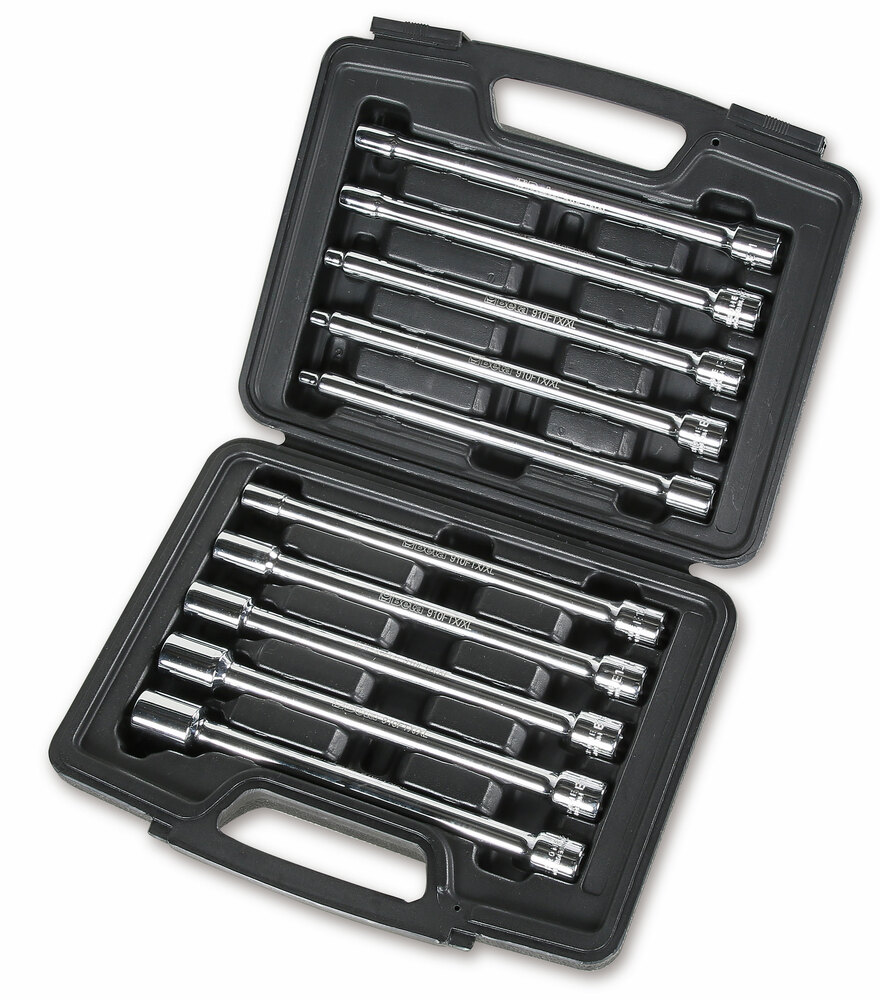 Komplet 10 nasadek 3/8   profil torx wewnętrzny, długich, w pudełku z tworzywa sztucznego, model 910ftx-xl/c10. 1