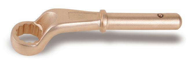 Klucz oczkowy jednostronny odsadzony nieiskrzący, model 91ba, 30mm 1