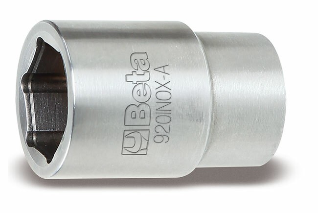 Nasadki sześciokątne 1/2  , wykonane ze stali nierdzewnej aisi 420, model 920inox-a/8 1