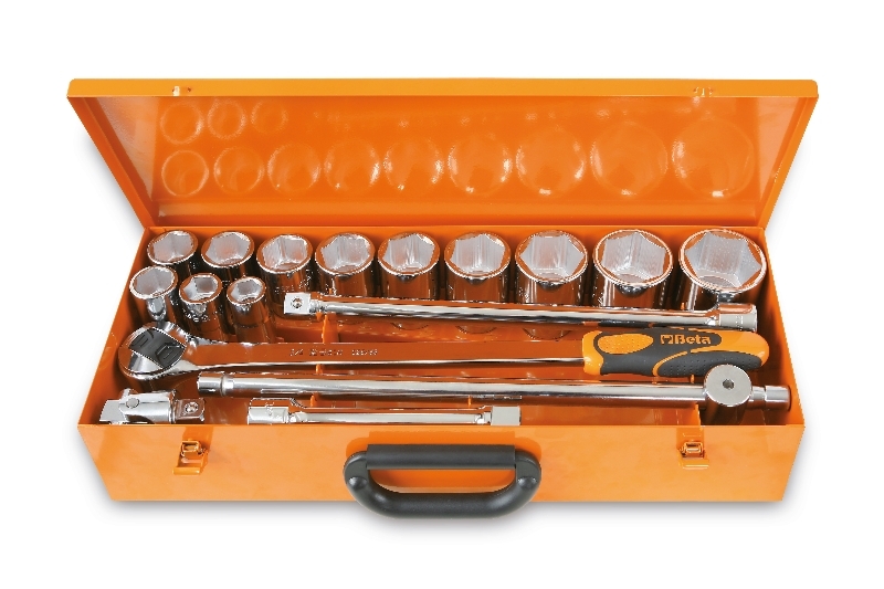 Zestaw nasadek 928/a z akcesoriami, 22-55mm, 17 elementów, w pudełku metalowym, model 928a/c12 1