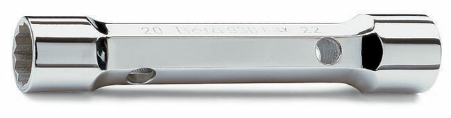 Klucz rurowy dwustronny, wzmocniony, model 930, 21x23mm 1