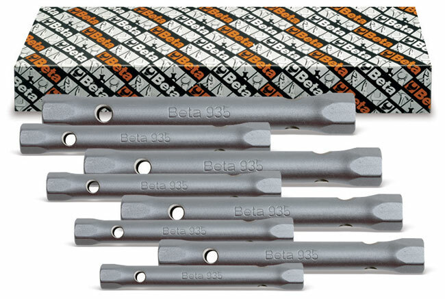 Komplet kluczy rurowych dwustronnych 935, 6-32mm, 13 sztuk, w kartonie, model 935/s13 1