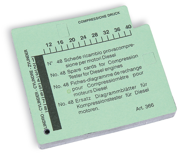 Karta pomiarowa do przyrządu 960cmb, model 960cmb/k, (48 sztuk) 1