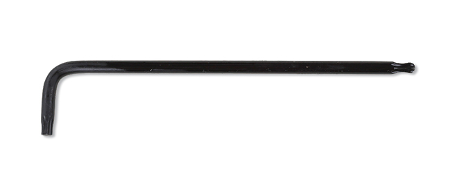 Klucz trzpieniowy kątowy profil torx z kulistą końcówką, długi, model 97btx, t27 1