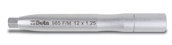 Kołek naprowadzający do montażu kół z gwintem zewnętrznym, model 985f/m12x1.50 1