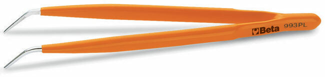 Pęseta odgięta, powlekana pcv, model 993pl, 150mm 1