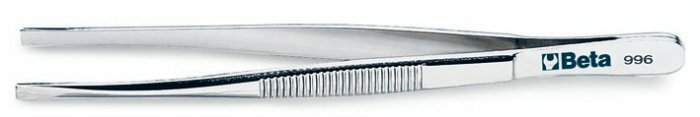 Pęseta prosta, model 996, 150mm 1