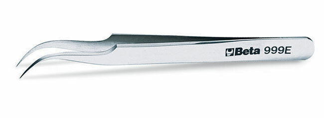 Pęseta odgięta, model 999e, 120mm 1