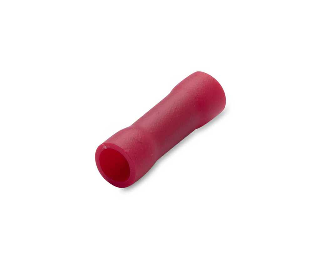 Łącznik przewodów  izolowany do łączenia równoległego, 0,25-1,5 mm2, do zaciskania, czerwony, pvc, opakowanie 100 sztuk model bm 1