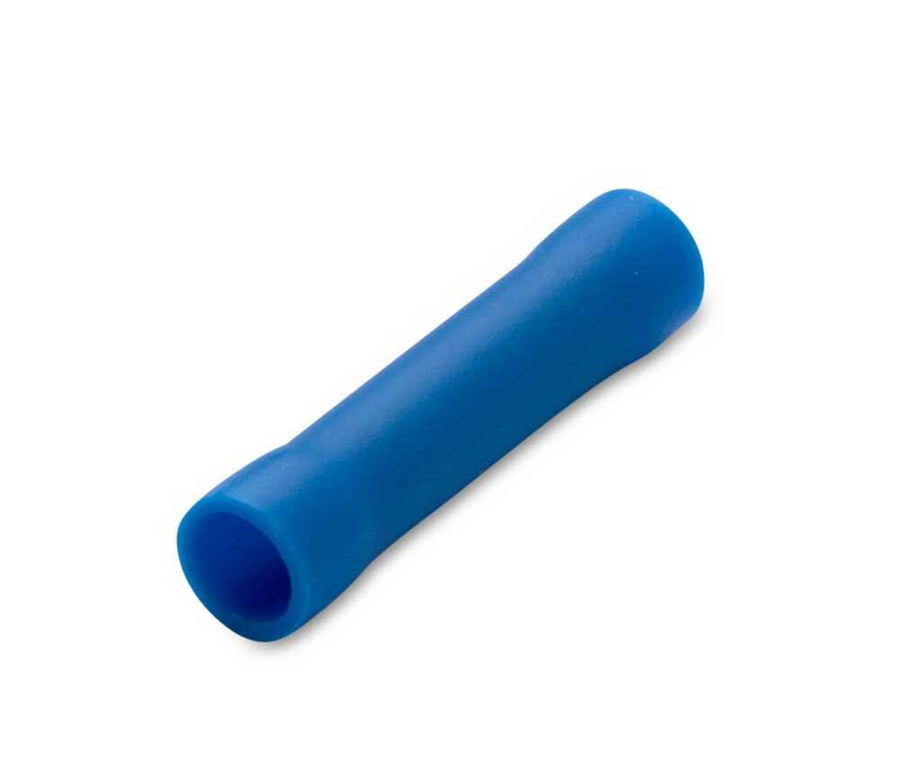 Łącznik przewodów na styk izolowany, 1.5-2.5 mm2, do zaciskania, niebieski, pvc, opakowanie 25 sztuk model BM00260S 1