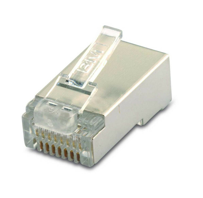 Wtyczka ekranowana, rj45, 8p-8c, opakowanie 100 sztuk model bm01069 1