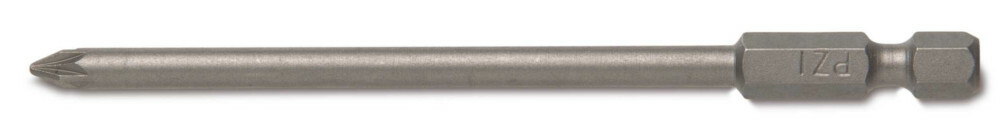 Końcówka wkrętakowa długa, profil pozidriv pz1, zabierak 1/4, długość 100 mm model bm11406 1