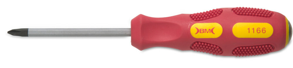 Wkrętak krzyżowy phillips do pobijania, ph1x75 model bm1166 1