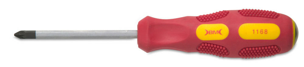 Wkrętak krzyżowy pozidriv do pobijania, pz1x75 model bm1168 1