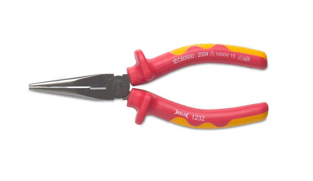 Szczypce półokrągłe 160mm,w izol.do 1000 model bm1232 1