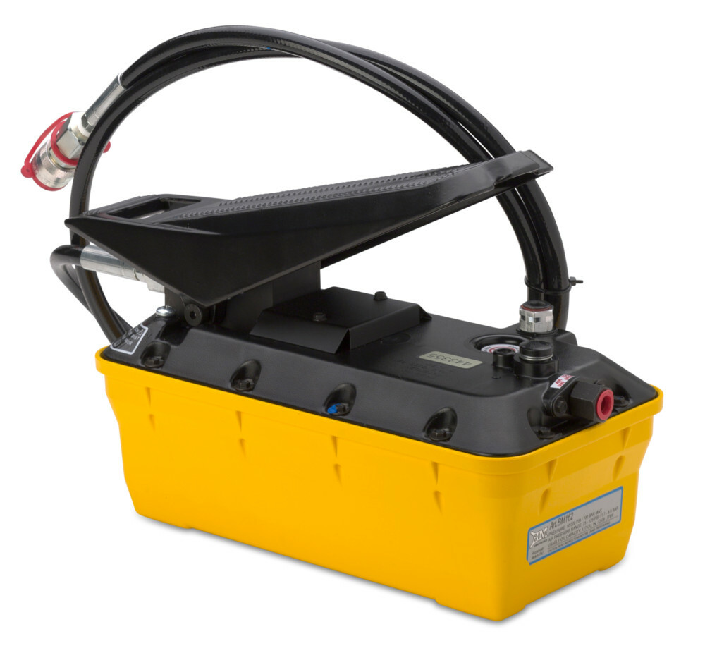 Pompa pneumatyczno-hydrauliczna, ze sterowaniem nożnym, max 700 bar model bm162 1