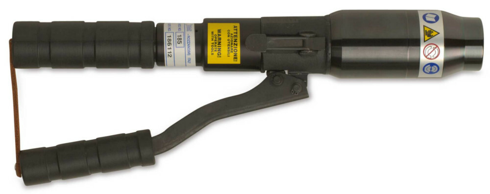 Ręczna hydrauliczna przebijarka blachy bm 185 w skrzynce do przechowywania, 5 okrągłych dziurkaczy, śr15,5-19,5-22,5-26,5-30,5, 1