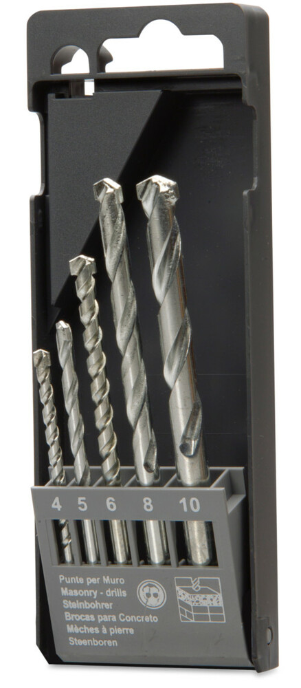 Komplet wierteł do betonu cylindrycznych 5 sztuk 4-10 mm Beta BM1919 1