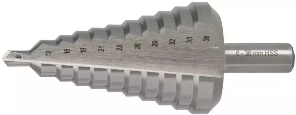 Wiertło stożkowe stopniowe 13-38mm HSS Beta BM 1942 1