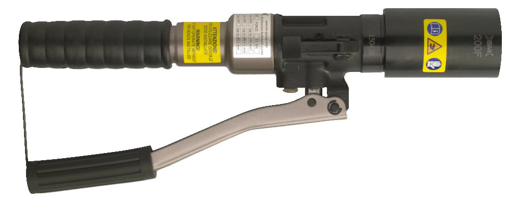 Prasa ręczna hydrauliczna, z głowicą wykrawającą 200f model bm200pf 1