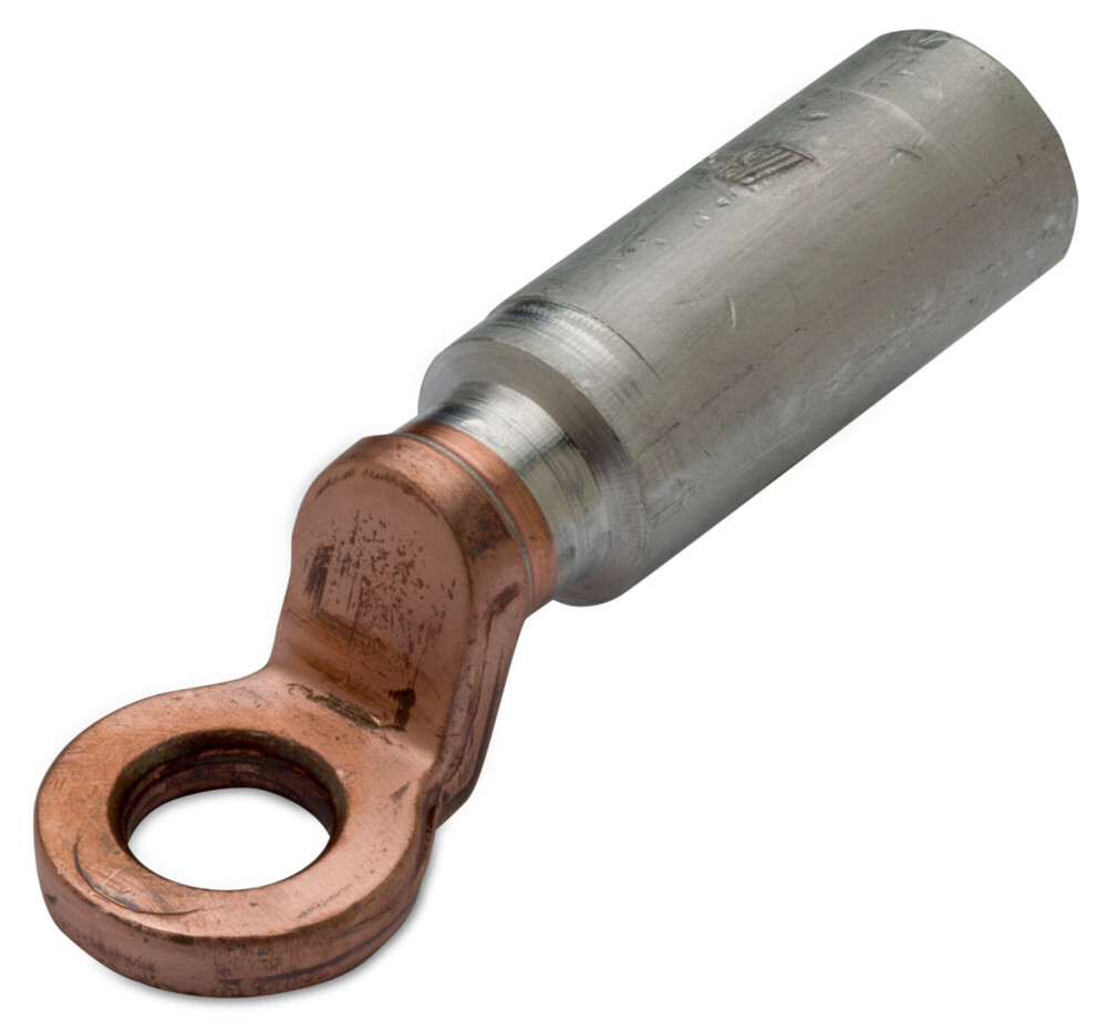 Końcówka kablowa oczkowa bimetalowa al-cu, 50/13, 50 mm2, śr13, din 48201, opakowanie 10 sztuk model bm70603 1