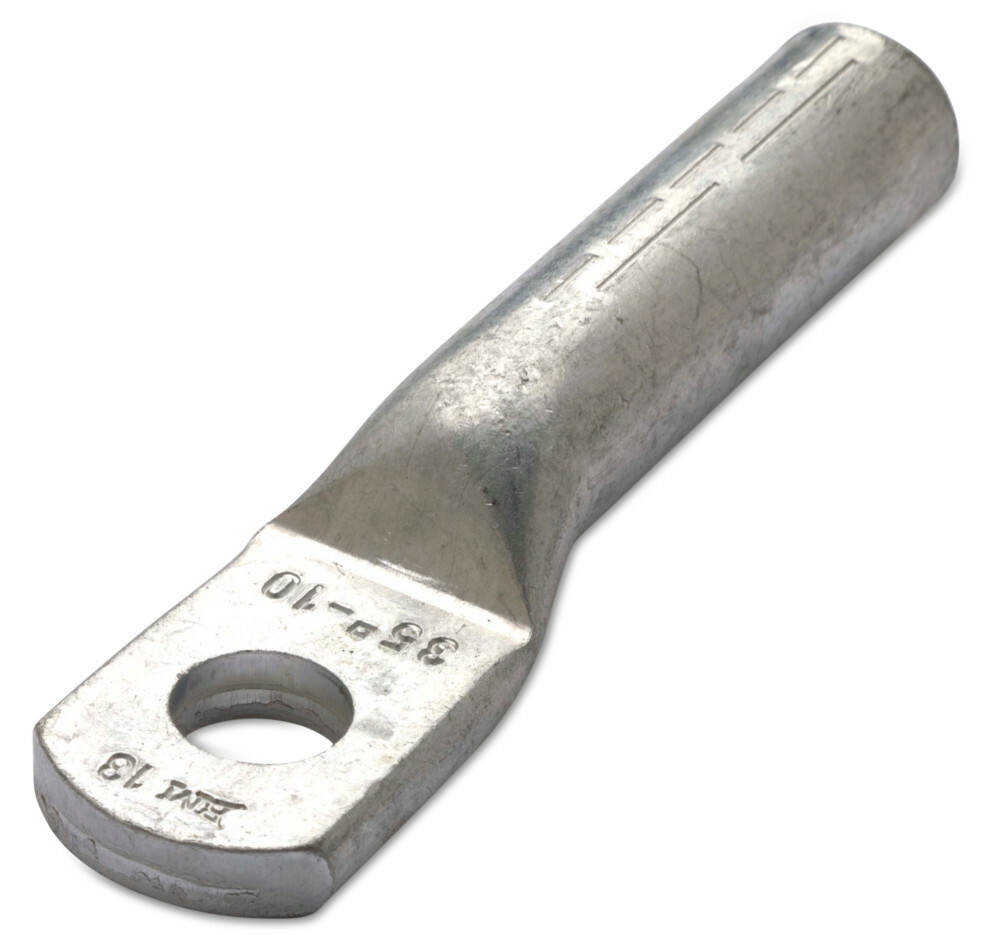 Końcówka kablowa oczkowa al, din 48201, cynowana, nieizolowana, 95/10, śr10 mm, rm/sm 95 mm2, re/se 120 mm2, sn, 30 kv, opakowan 1