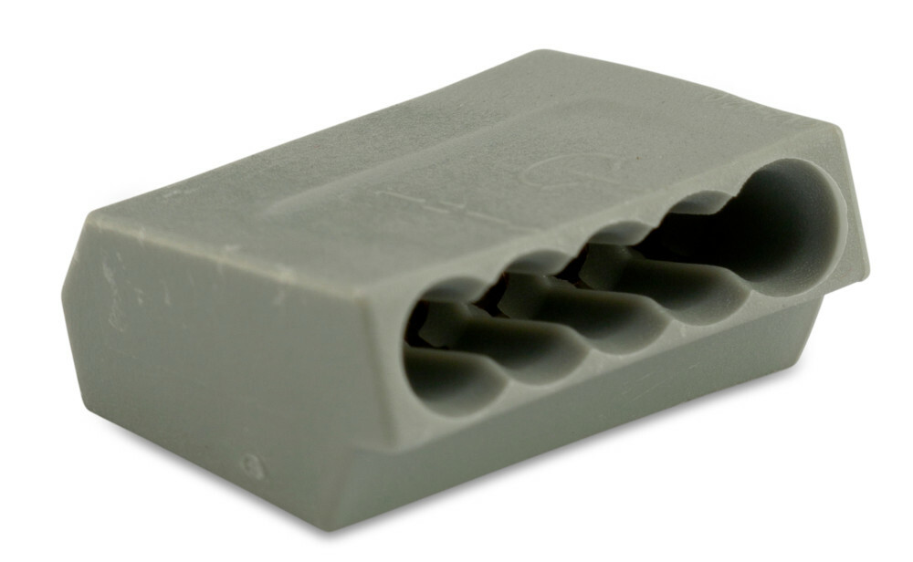 Szybkozłączka 5x2,5, zakres 0,75-2,5 mm2, szara, opakowanie 100 sztuk model bm805 1