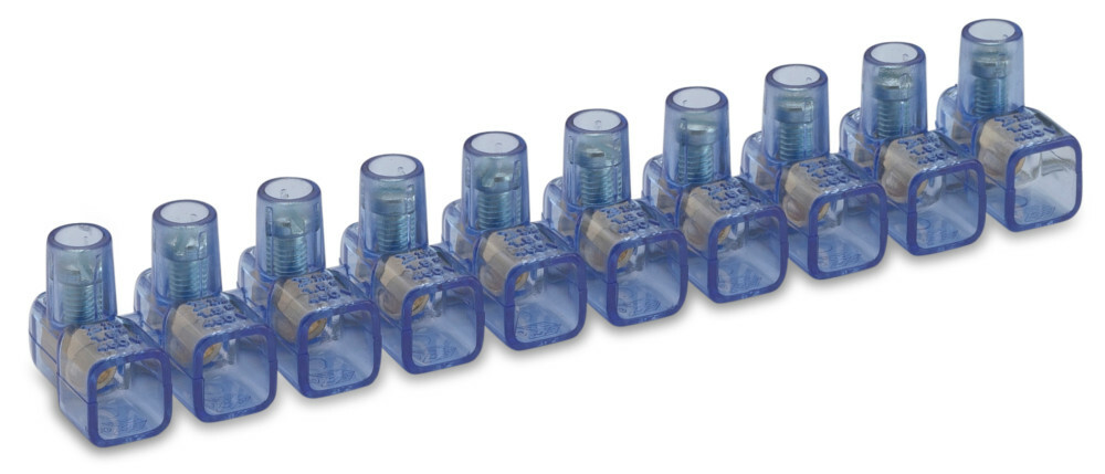 Listwa zaciskowa śrubowa 10 torowa, 10 mm2, (2x10 2-3x6  2-4x6 mm2), opakowanie 10 sztuk model bm994 1