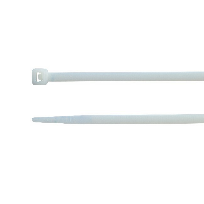 Opaska zaciskowa kablowa, 150x7,6 mm, poliamidowa, pa 6.6, kolor naturalny, opakowanie 100 sztuk, model bmb1576 1
