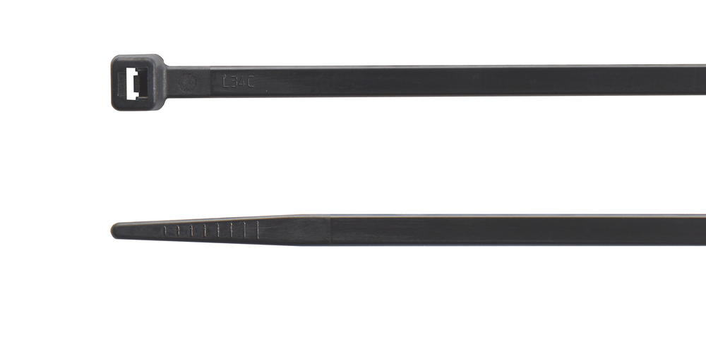 Opaska zaciskowa kablowa, 200x4.8 mm, poliamidowa, pa 6.6, kolor czarny, opakowanie 100 sztuk, model bmn2048 1