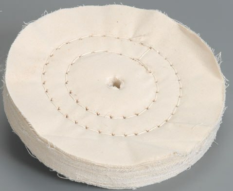 Krążek polerski płócienny, dwukrotnie zszywany, cc02-bawełna-200x20x10mm-2 stitch-flexovit 1